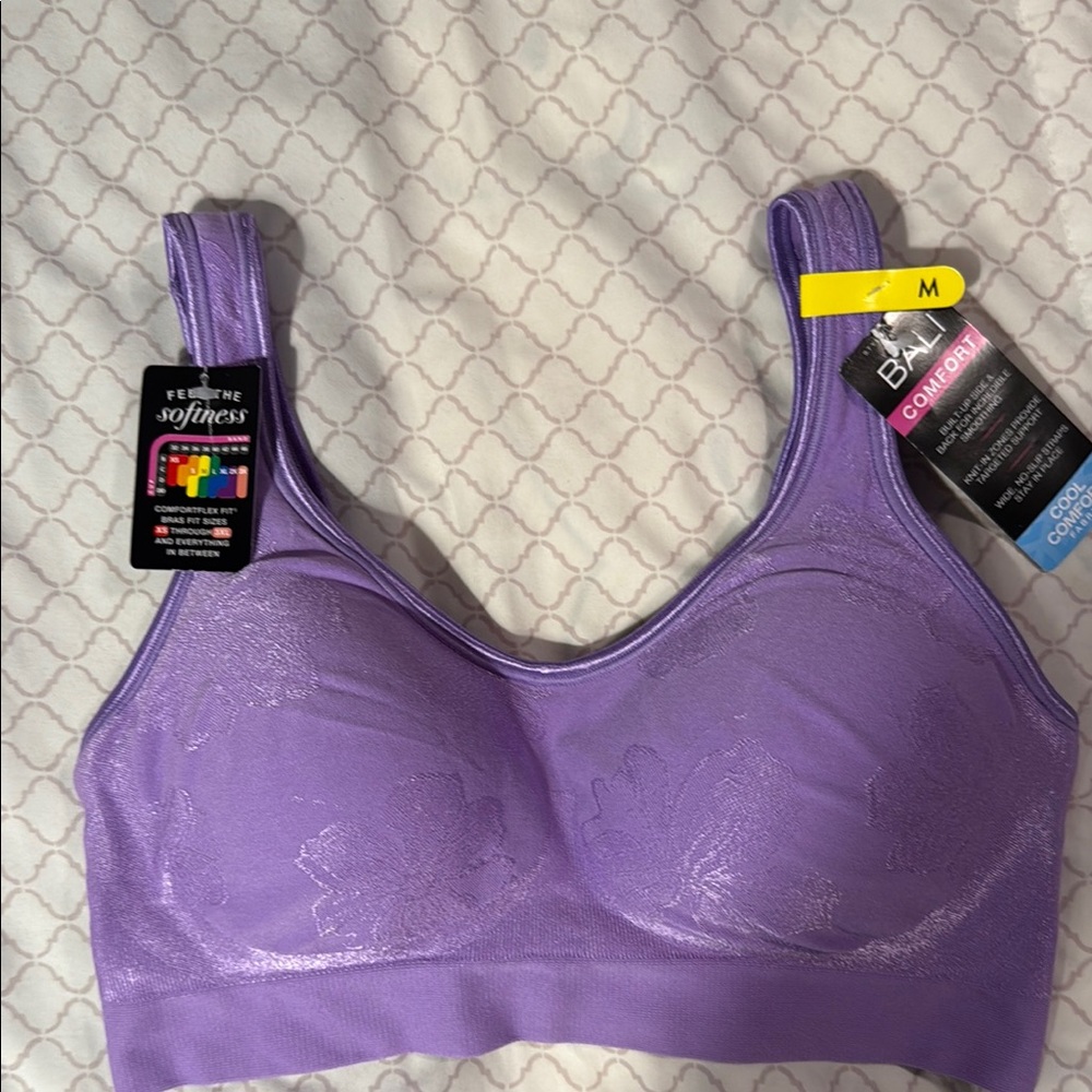 Bali Women's Wirefree Comfort Bra - Lavender